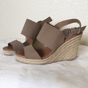 Tan Wedge Espadrilles